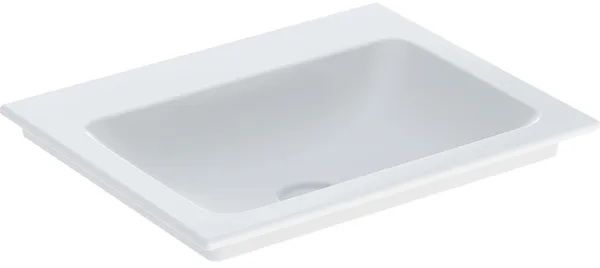 Geberit One lavoar 75x55 cm dreptunghiular mobilier alb luciu 505.011.01.2