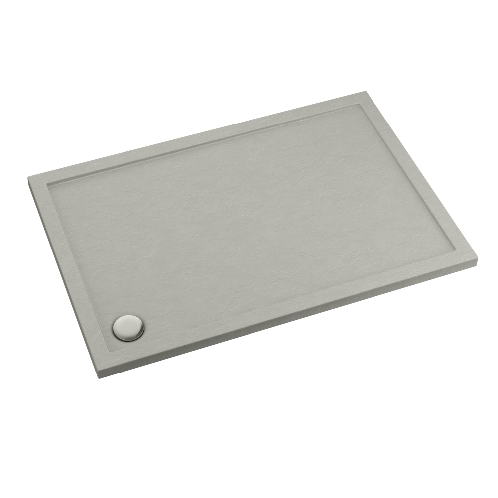Schedline Sharper Cement Stone cădiță de duș dreptunghiulară 100x90 cm ciment 3S.S1P-90100/CT/ST