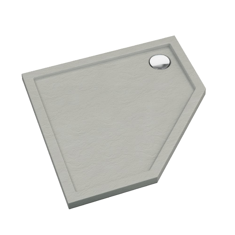 Schedline Sharper Cement Stone cădiță de duș dreptunghiulară 90x90 cm ciment 3S.S1PK-9090/CT/ST