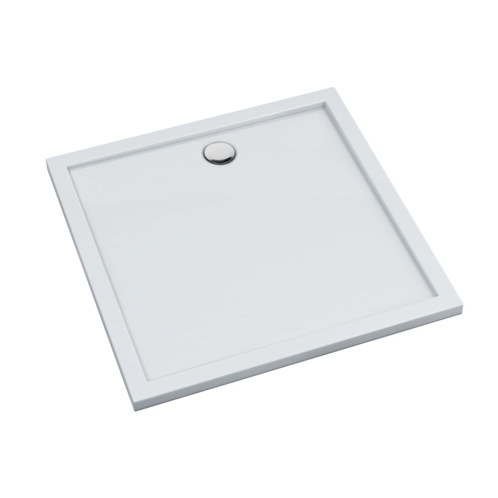 Schedline Sharper cădiță de duș pătrată 80x80 cm alb 3S.S2K-8080