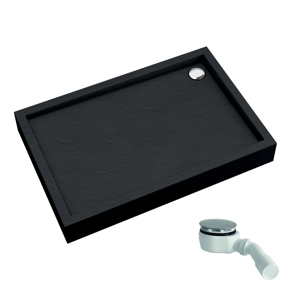 Schedline Favory Plus Black Mat cădiță de duș dreptunghiulară 120x80 cm negru 3ST.F1P-80120/C/MG