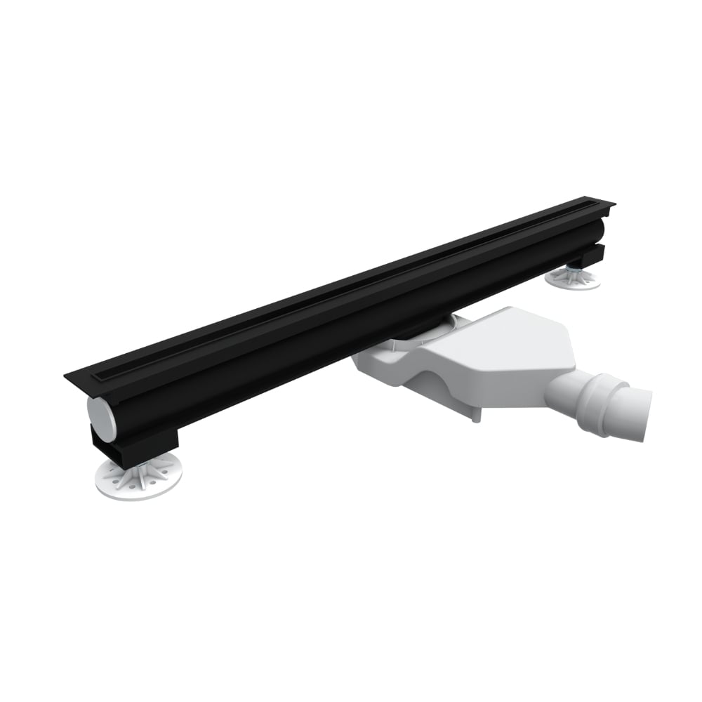Schedline Thin Flow rigolă liniară 110 cm negru SOLBV1-110012C