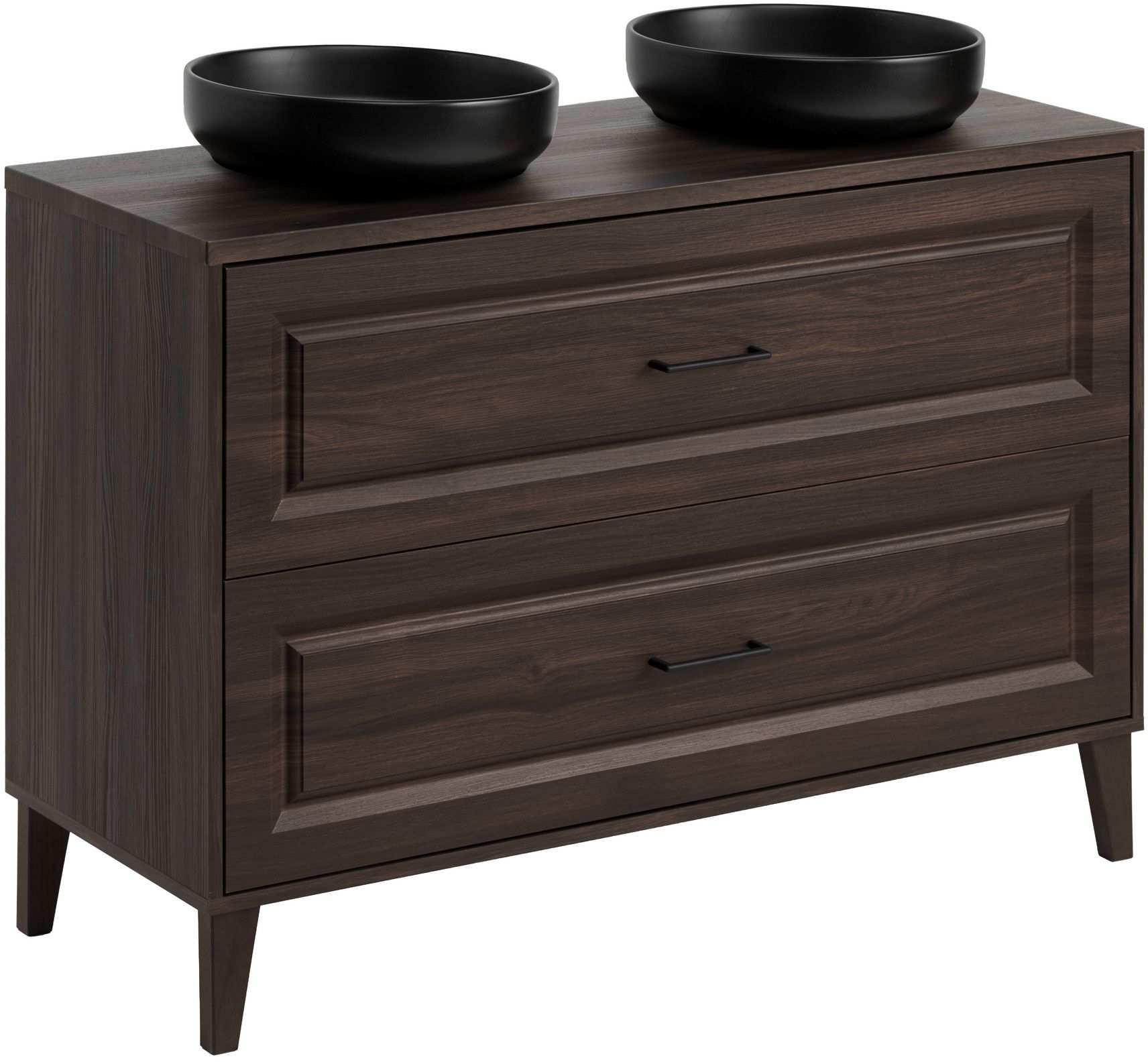 Set dulap Comad Dorothy Ristretto DOROTHY RISTRETTO 82-120-46-2S, lavoar Comad River 1 RIVER 1 BLACK MATT UN 40 ( E-6595 ), RISTRETTO 89-120-46 M