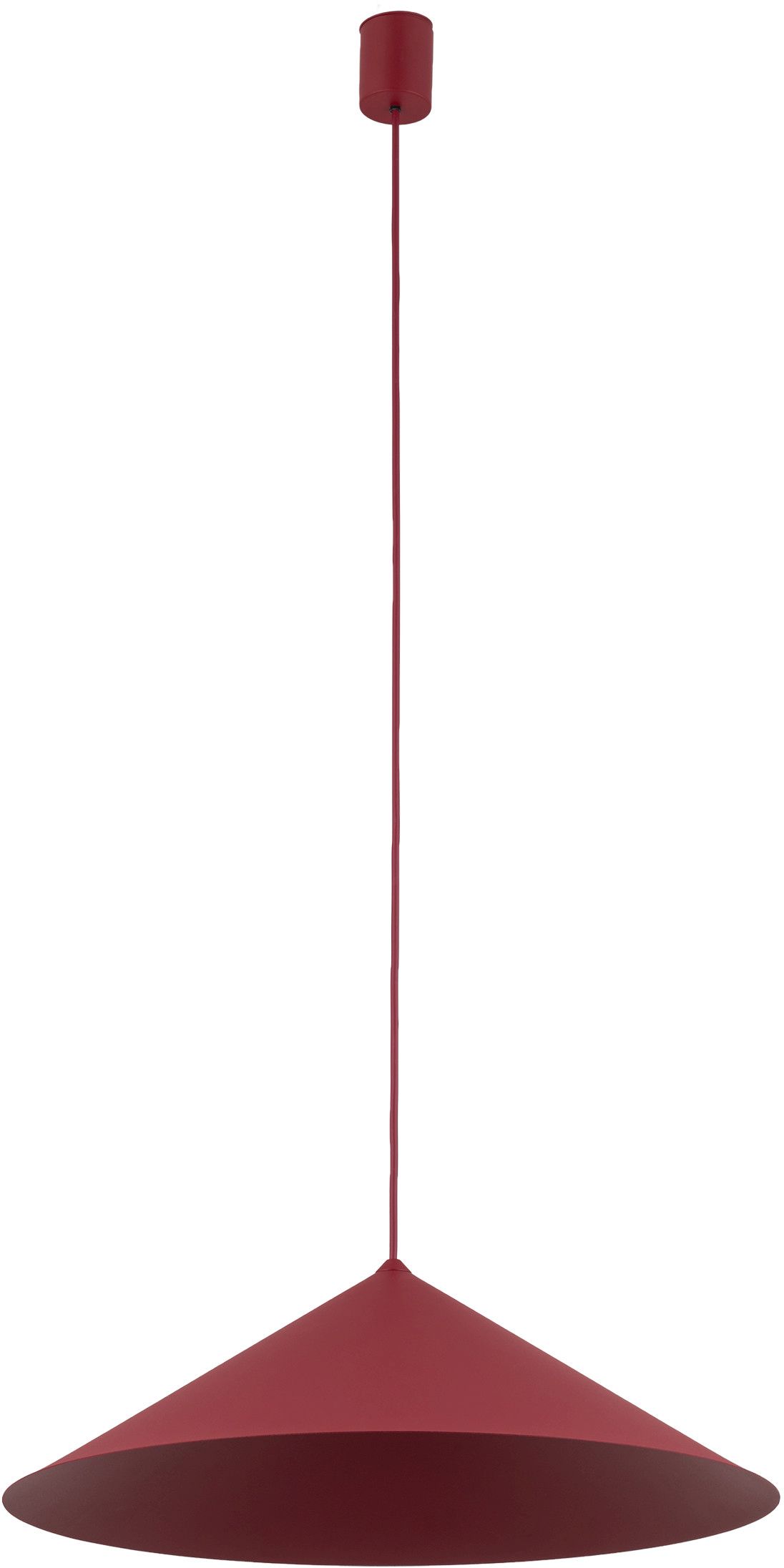 TK Lighting Lume L lampă suspendată 1x11 W burgundia 11696