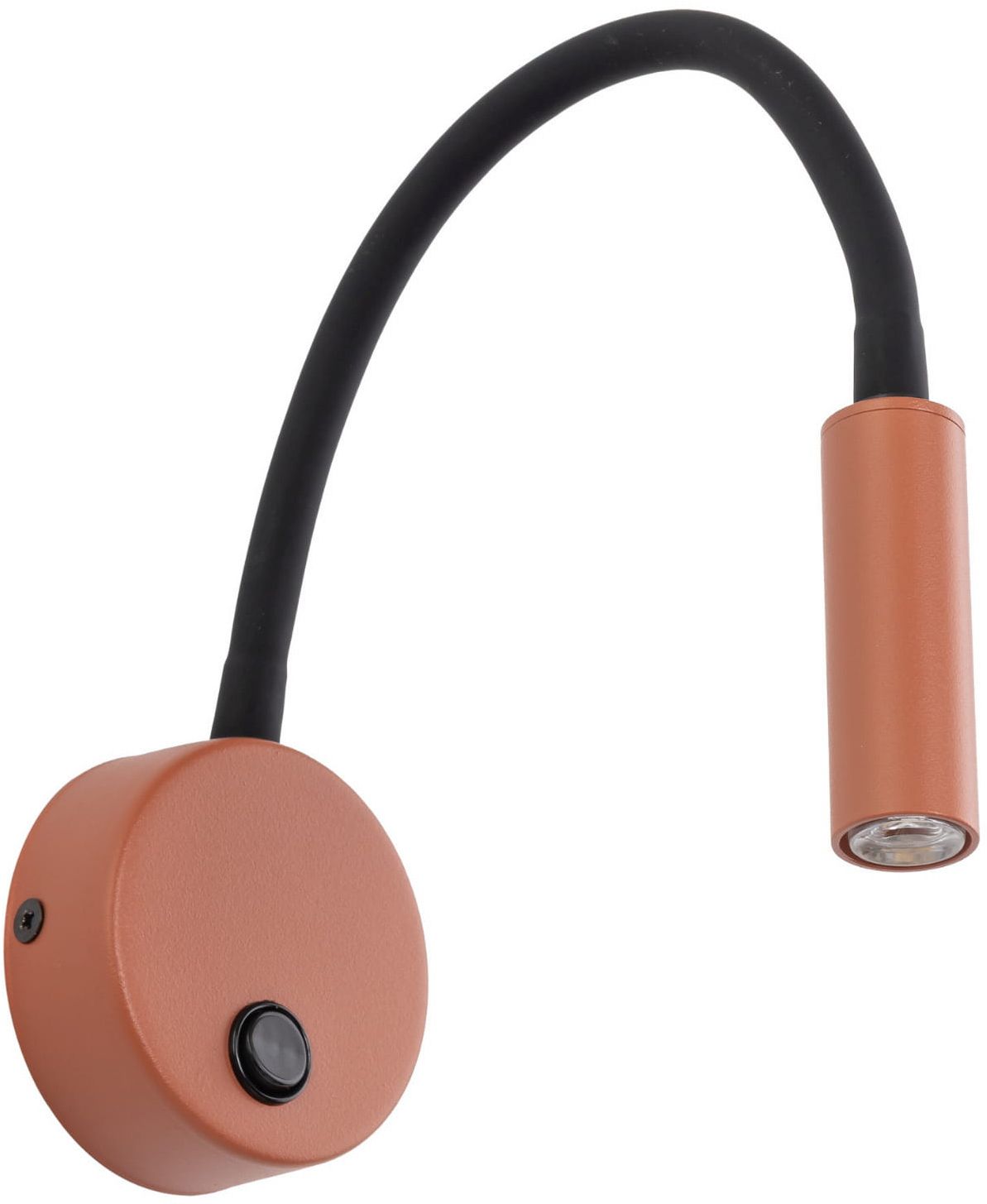 TK Lighting Lagos lampă de perete 1x8 W negru-roșu 11448