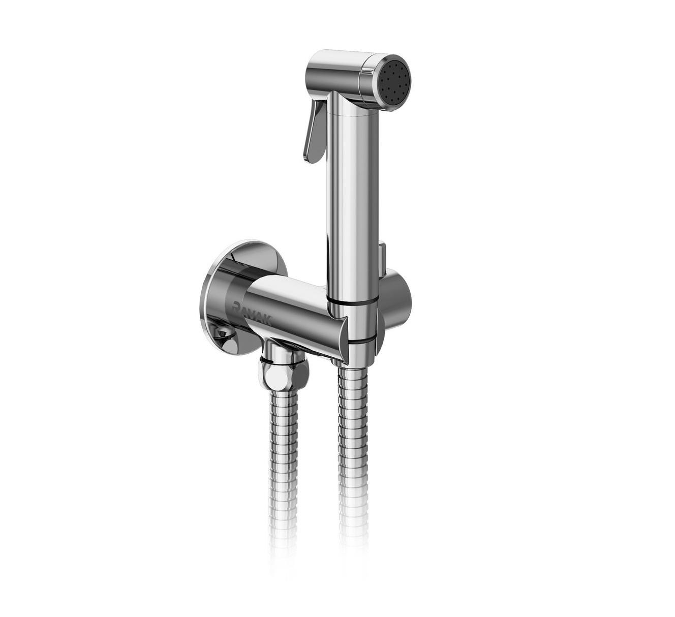 Ravak set cap de bideu perete crom X070166