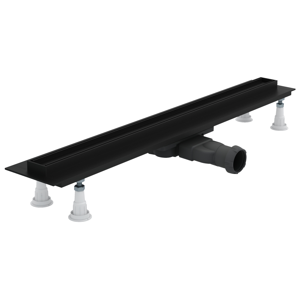 Schedline Slight Line Low Black rigolă liniară 80 cm negru SOLPLB-80035LOW