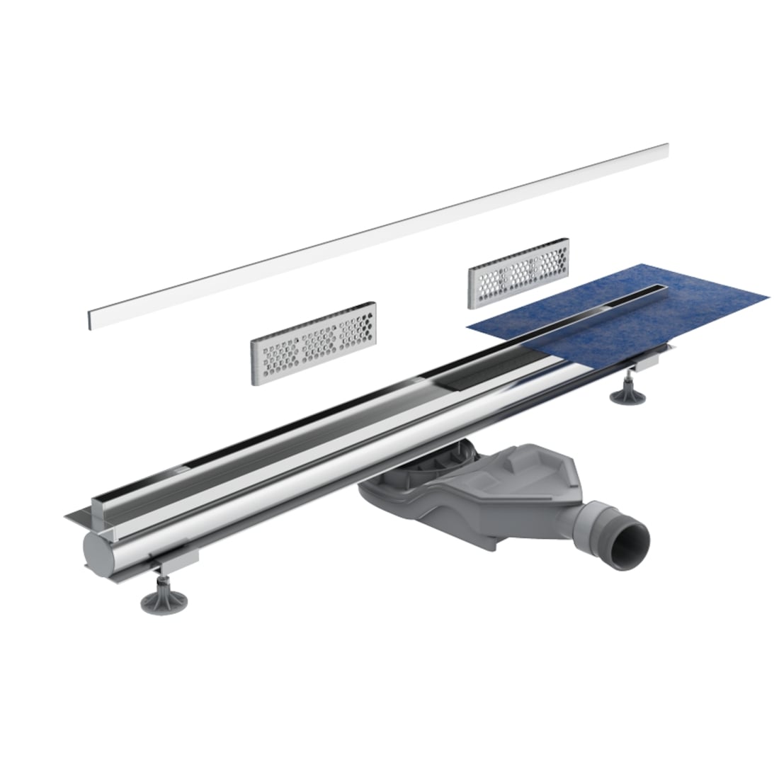 Schedline Thin Line rigolă liniară 120 cm oţel SOL-120012