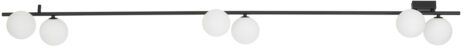 TK Lighting Imelo lampă de tavan 6x8 W alb-negru 11479