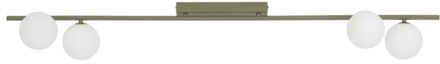 TK Lighting Imelo lampă de tavan 4x8 W alb-verde 11478