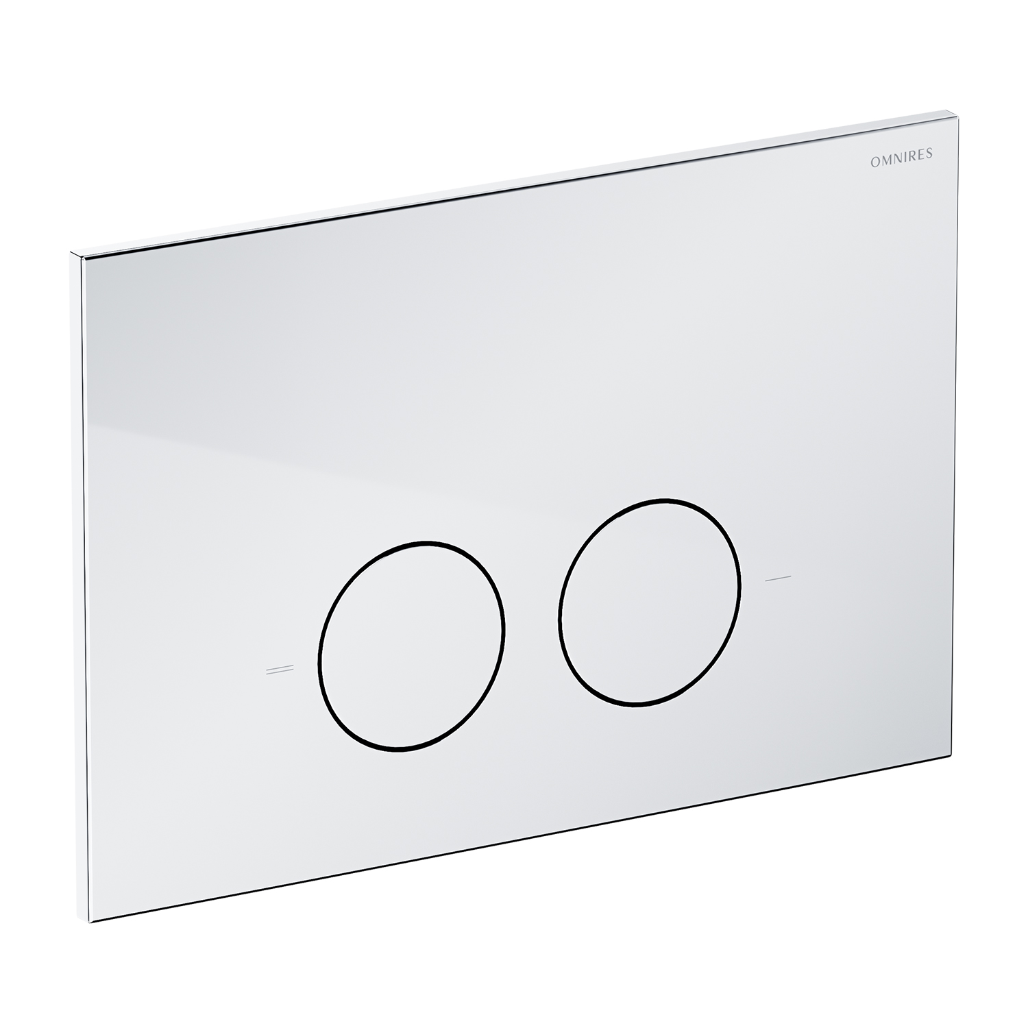 Omnires Minimal buton de spălare pentru WC crom lucios MPS1CR