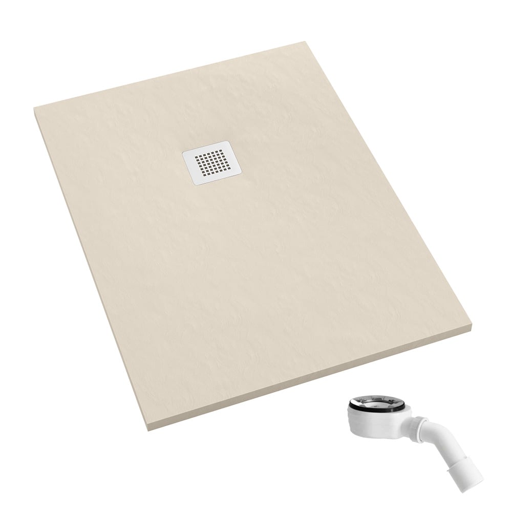 Schedpol Kalait Cashmere Stone cădiță de duș dreptunghiulară 120x80 cm bej 3.3108/PK/ST-M2