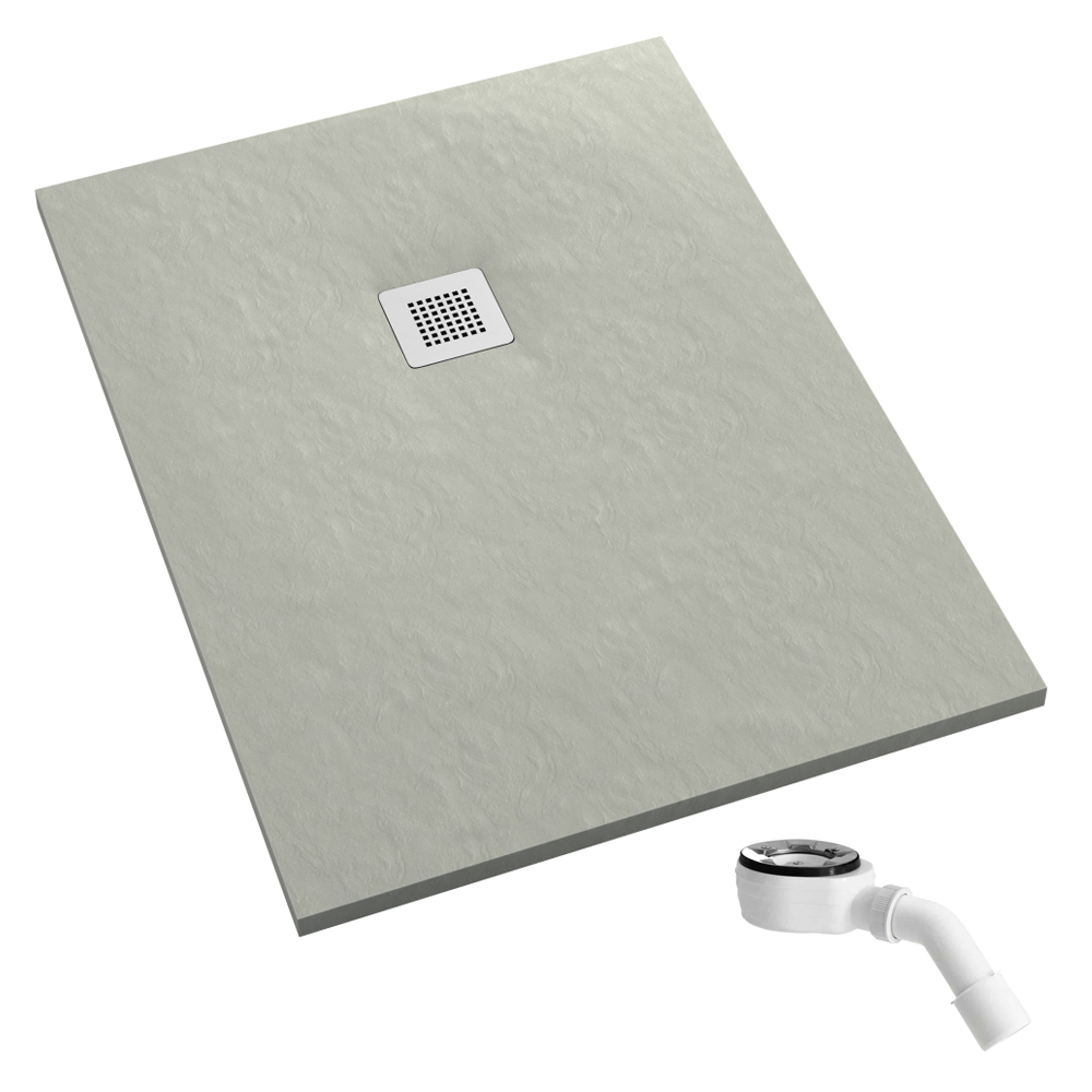 Schedpol Kalait Cement Stone cădiță de duș dreptunghiulară 170x80 cm ciment 3.3113/CT/ST-M2