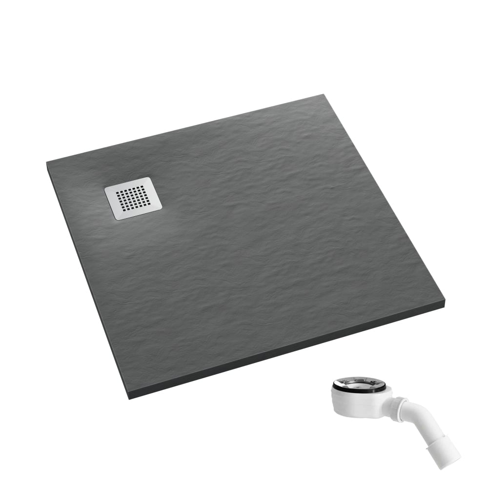 Schedpol Kalait Grey Stone cădiță de duș pătrată 90x90 cm gri 3.3101/S/ST-M2