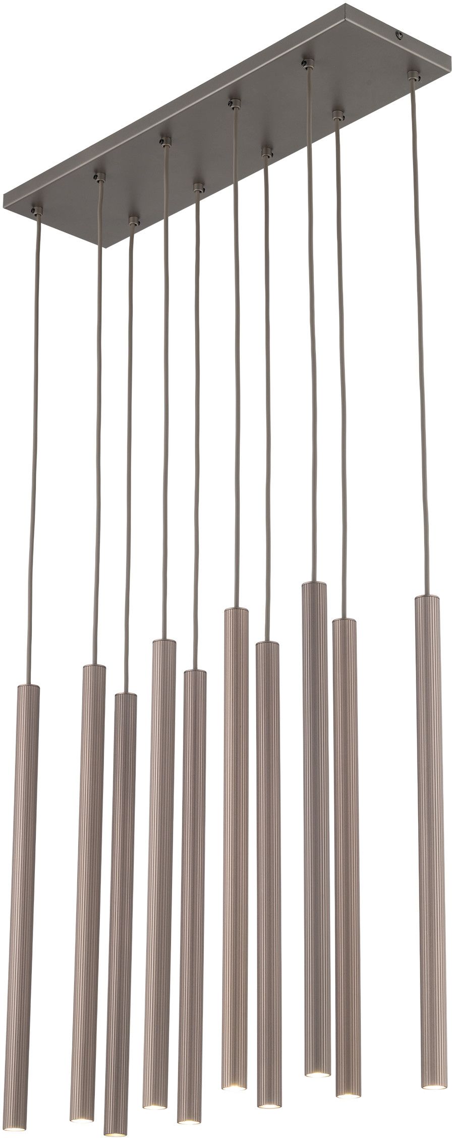 TK Lighting Ferro lampă suspendată x8 W maro 11490