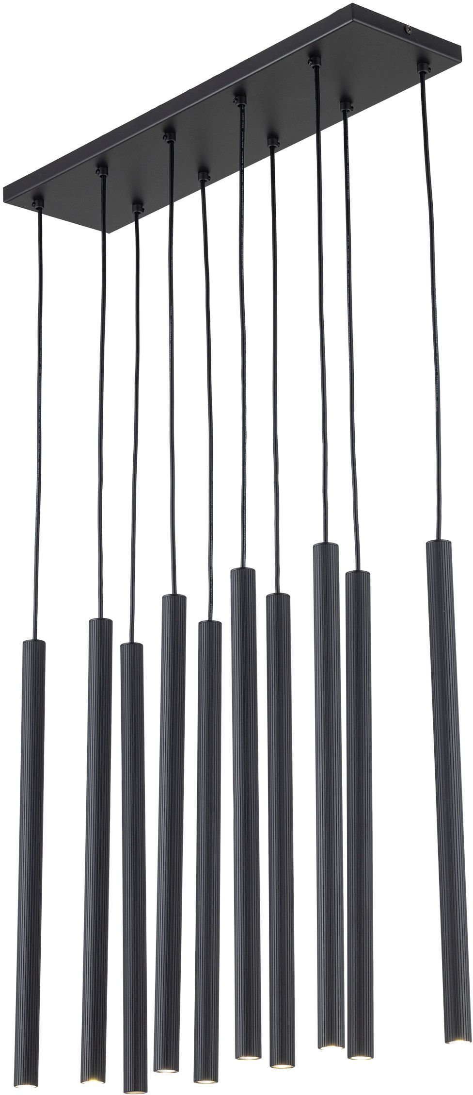 TK Lighting Ferro lampă suspendată x8 W negru 11489