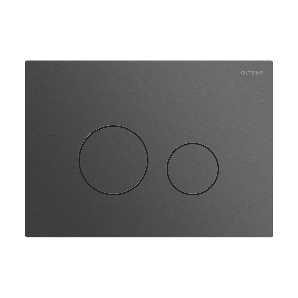 Oltens Lule SteelCore buton de spălare pentru WC grafit 57001400