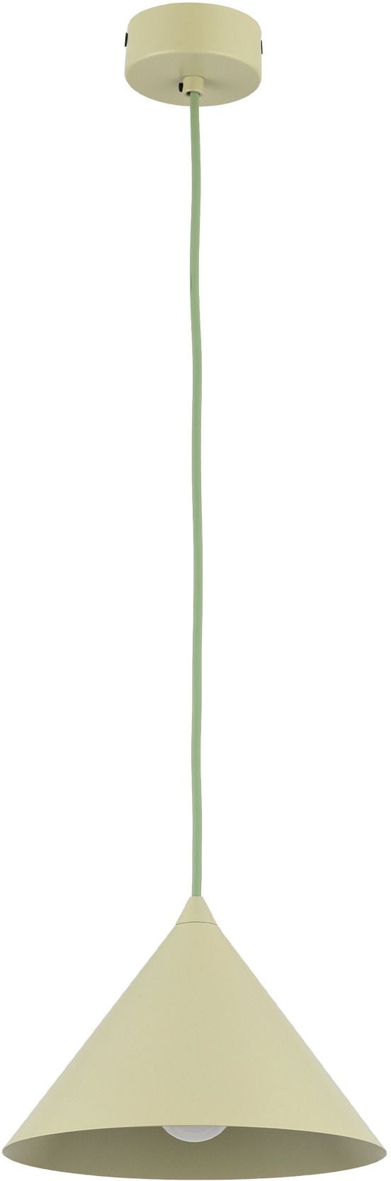 TK Lighting Cono lampă suspendată 1x15 W verde 11417