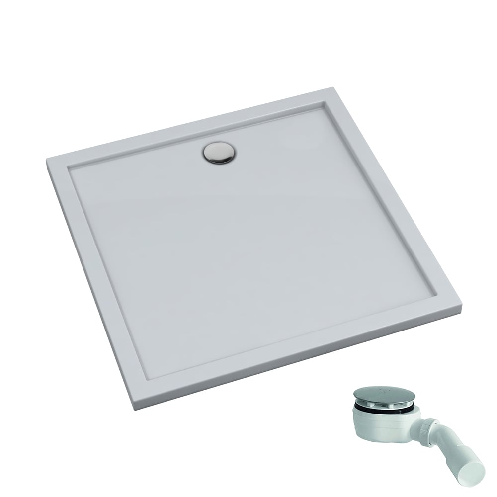 Schedpol Corrina New cădiță de duș pătrată 100x100 cm alb 3.4932