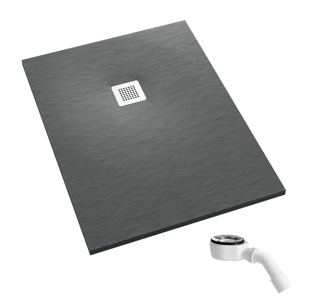 Schedpol Kalait Grey Stone cădiță de duș dreptunghiulară 120x90 cm gri 3.3117/S/ST-M2