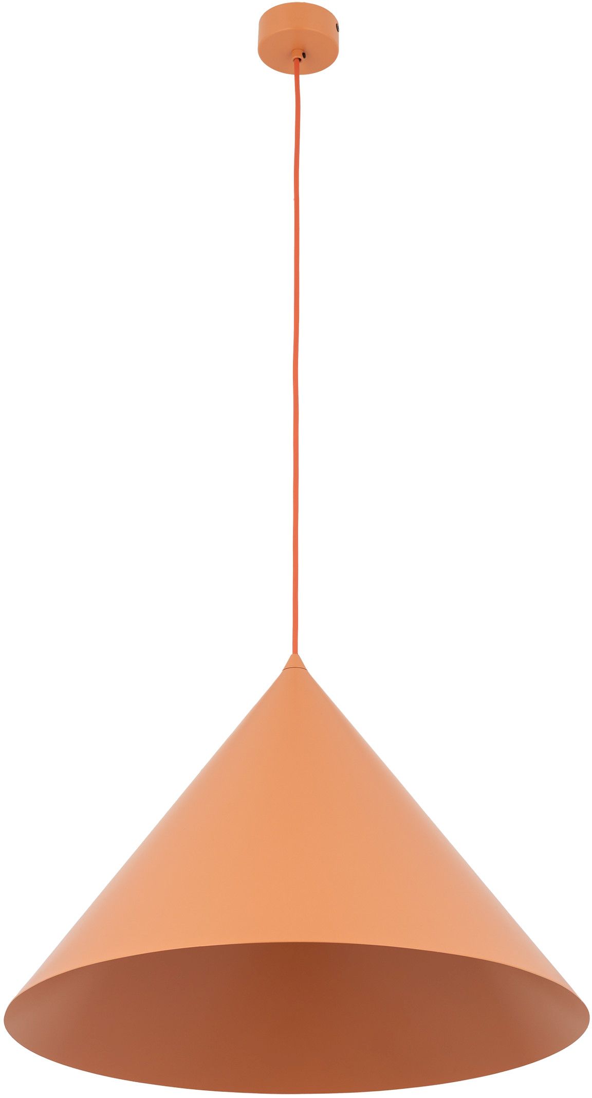 TK Lighting Cono lampă suspendată 1x15 W somon 11386