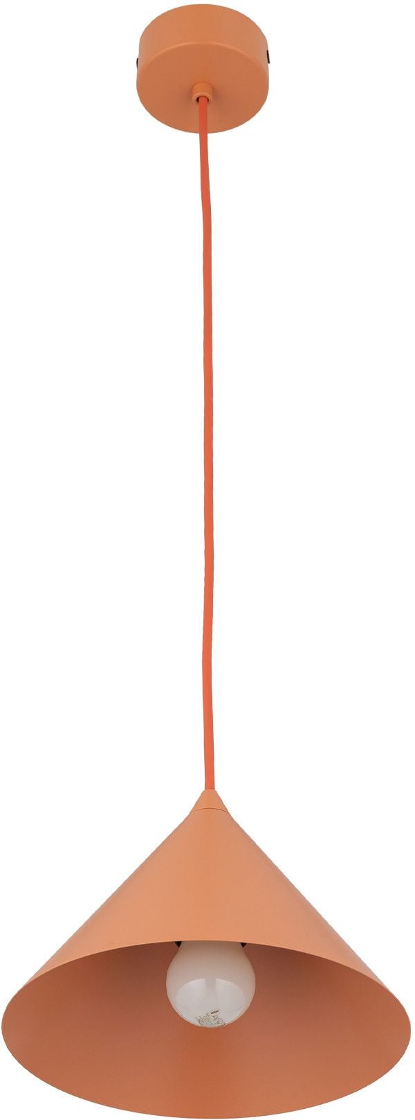 TK Lighting Cono lampă suspendată 1x15 W somon 11383