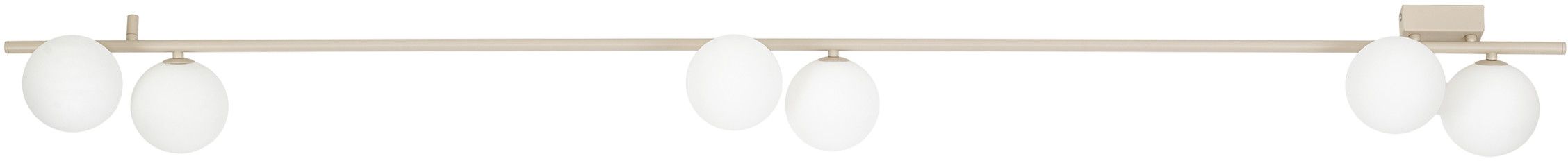 TK Lighting Navi lampă de tavan 6x8 W cremos 11333