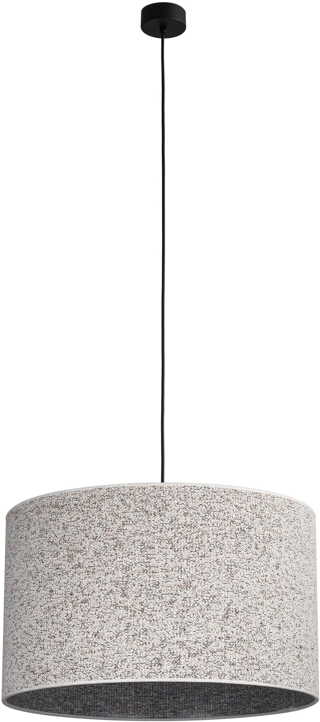 TK Lighting Vellum lampă suspendată 1x15 W negru 10751