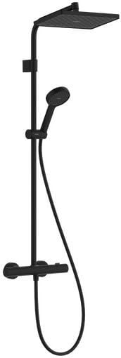 Hansgrohe Activera Q set de duș perete cu duș de ploaie negru 28748670