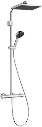 Hansgrohe Activera Q set de duș perete cu termostat cu duș de ploaie crom 28749000