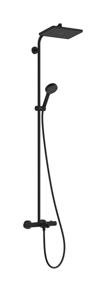 Hansgrohe Activera Q set de duș perete cu termostat cu duș de ploaie negru 28753670
