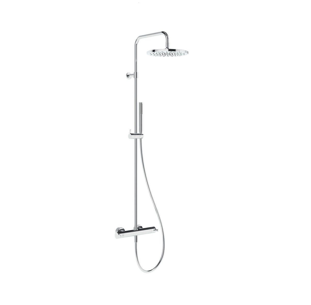 Ravak Termo set de duș perete cu termostat cu duș de ploaie crom X070692