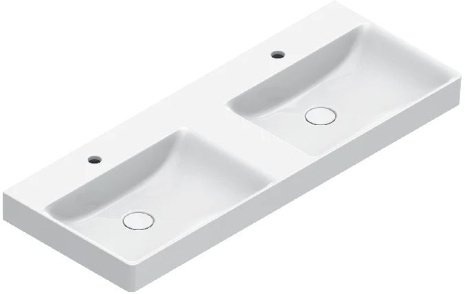 Catalano Elice lavoar 120x47 cm dreptunghiular clasică alb luciu 0421220001