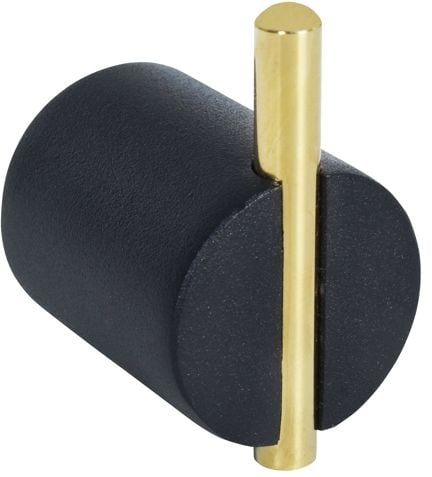 BISK Sintra suport prosop auriu-negru 08306