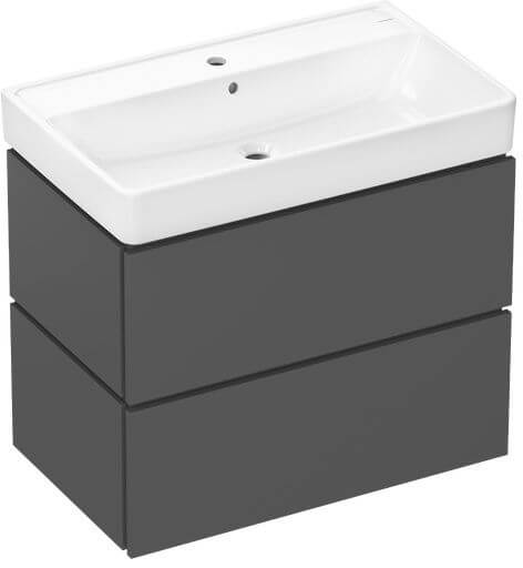Hansgrohe Xilesa E lavoar cu dulap 80 cm gri 54397760