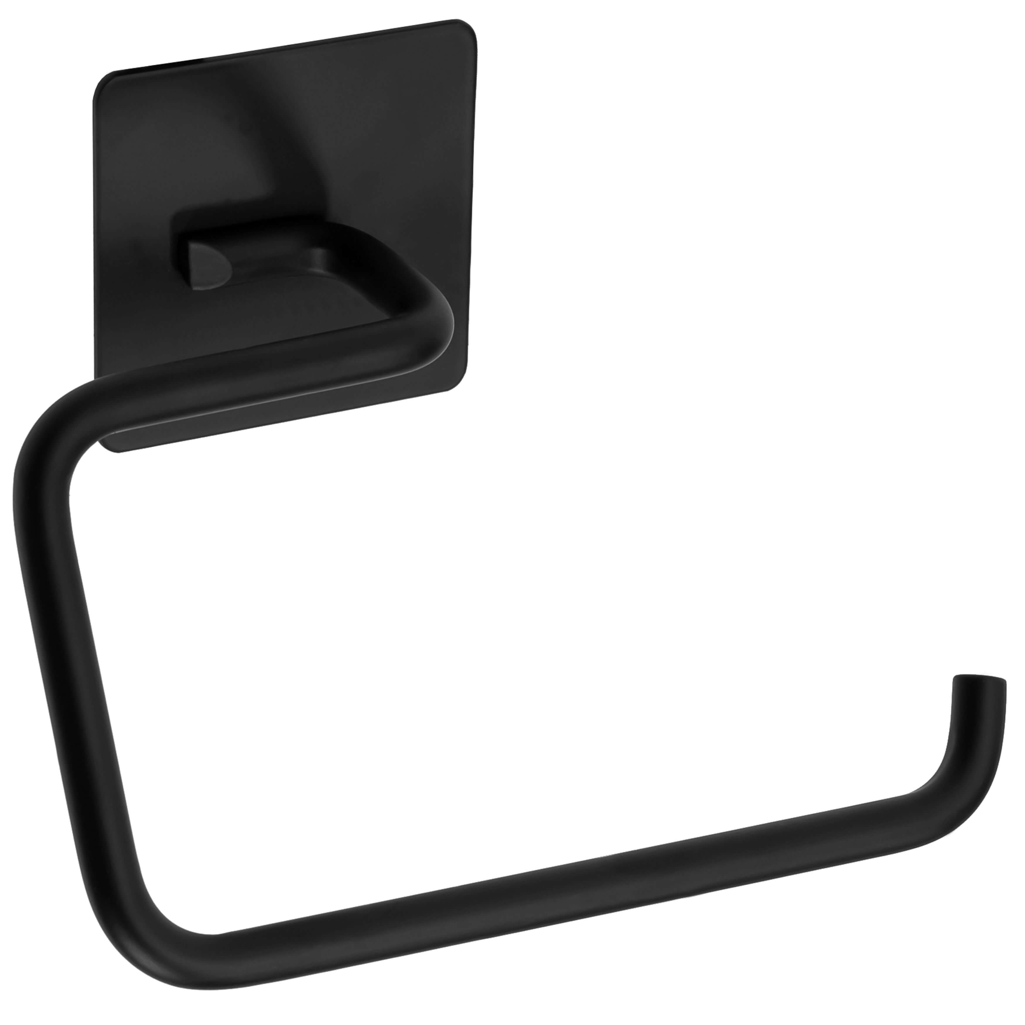 Rea Moon suport pentru hârtie igienică negru REA-77105