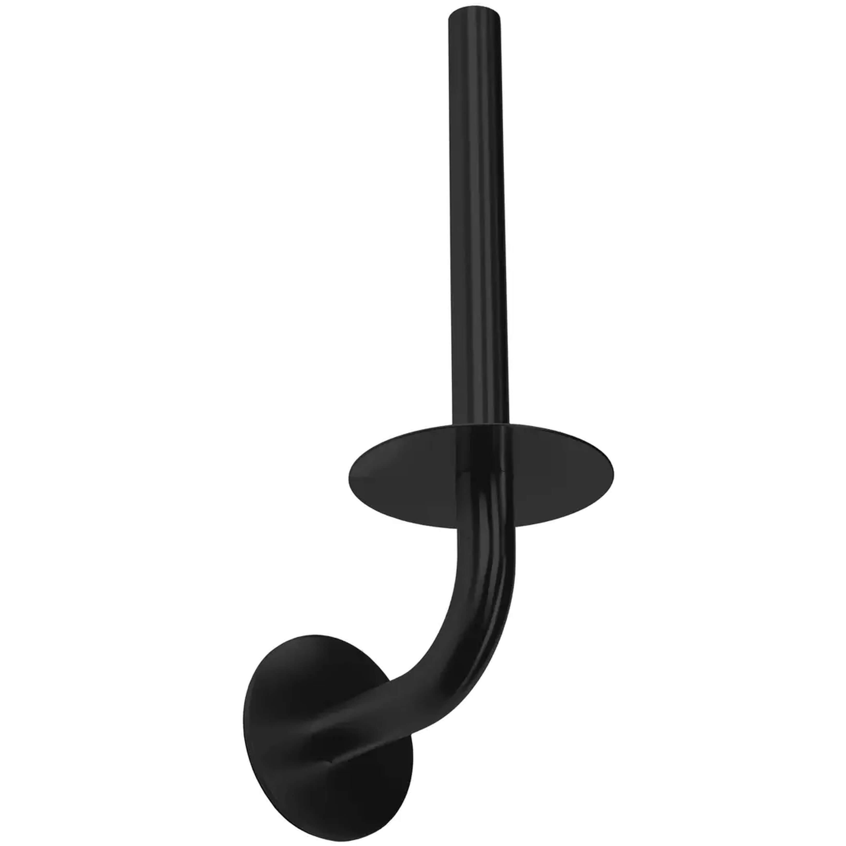 Rea Duo suport pentru hârtie igienică negru REA77102