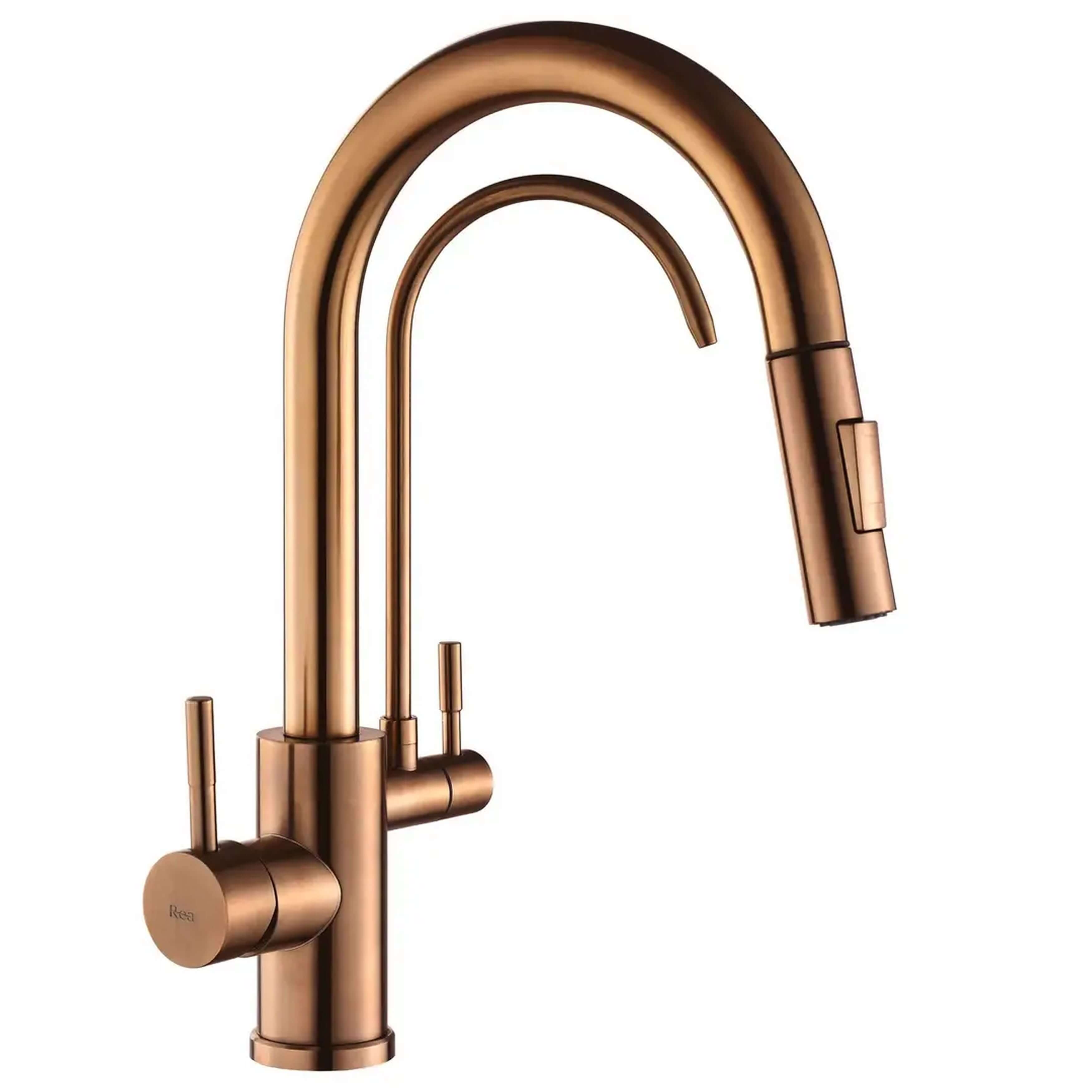 Rea Eco Fresh baterie de bucatarie cu filtru pe picior cupru REA-B7436