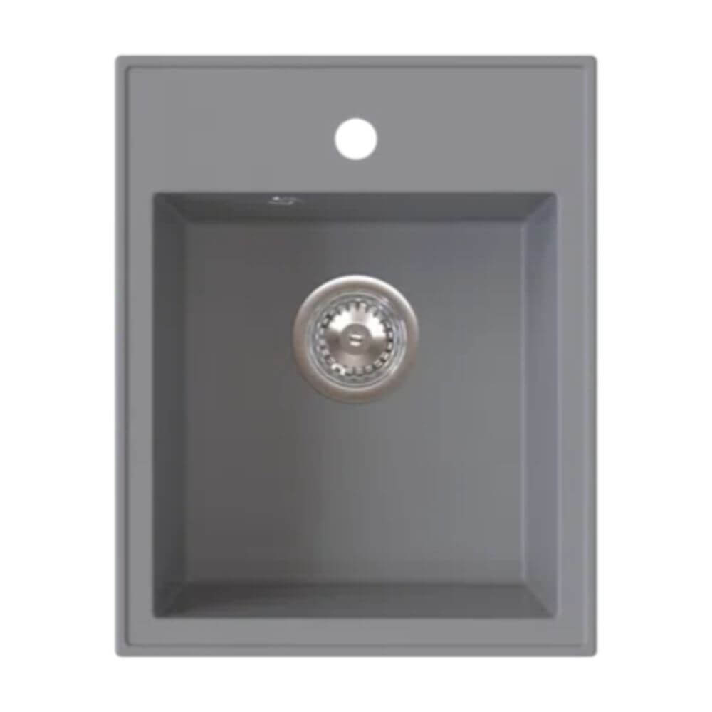 Ferro Stampo chiuvetă din granit 50x40 cm gri/grafit/onix DRGS1/50/40GA