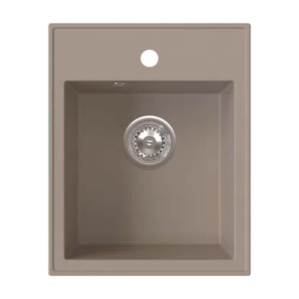 Ferro Stampo chiuvetă din granit 50x40 cm bej DRGS1/50/40SA