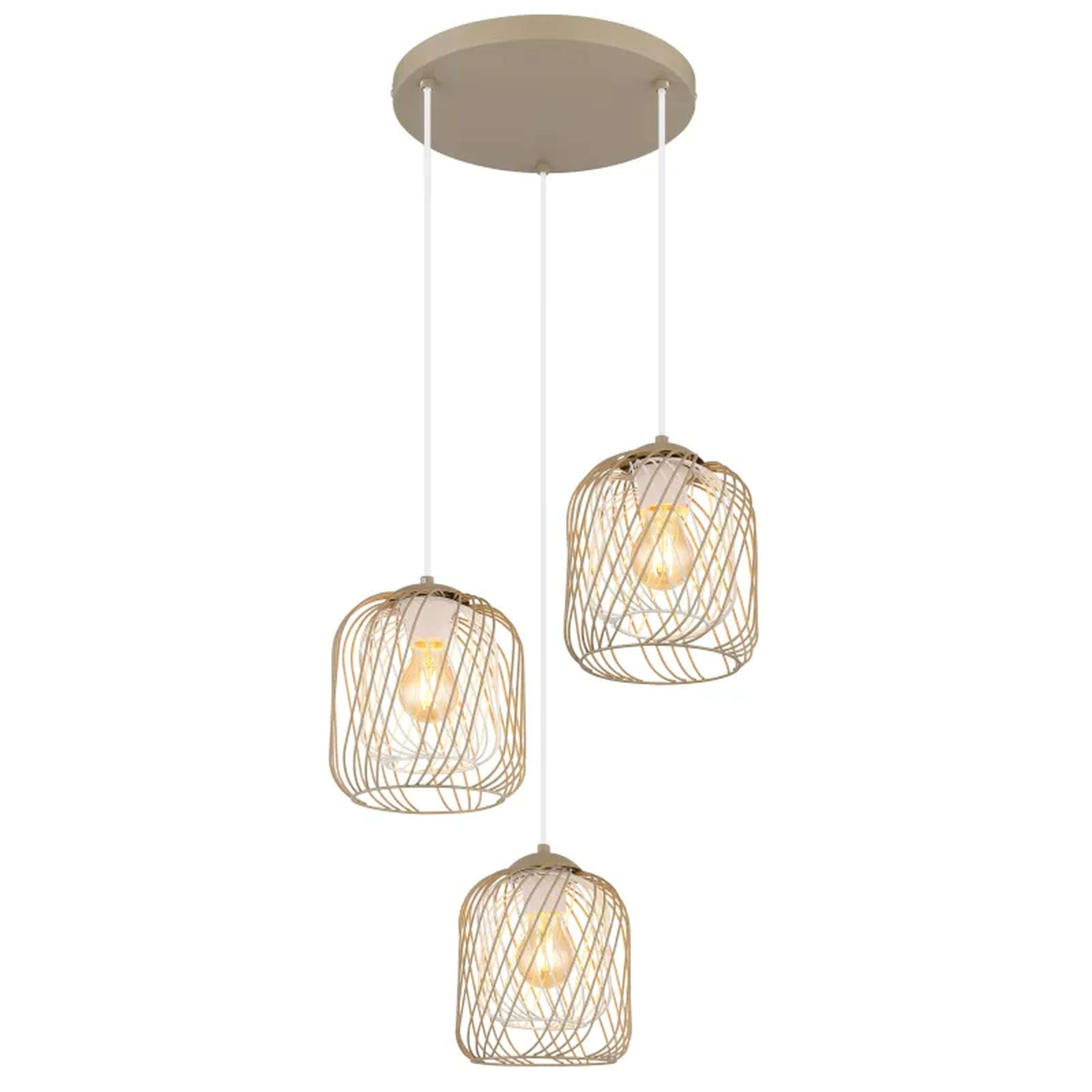 Globo Lighting Dichti lampă suspendată 3x40 W nisip 15965-3HR