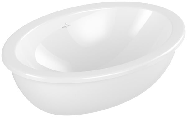 Villeroy & Boch Loop & Friends lavoar 56x38 cm ovale sub blat alb luciu 4A550101
