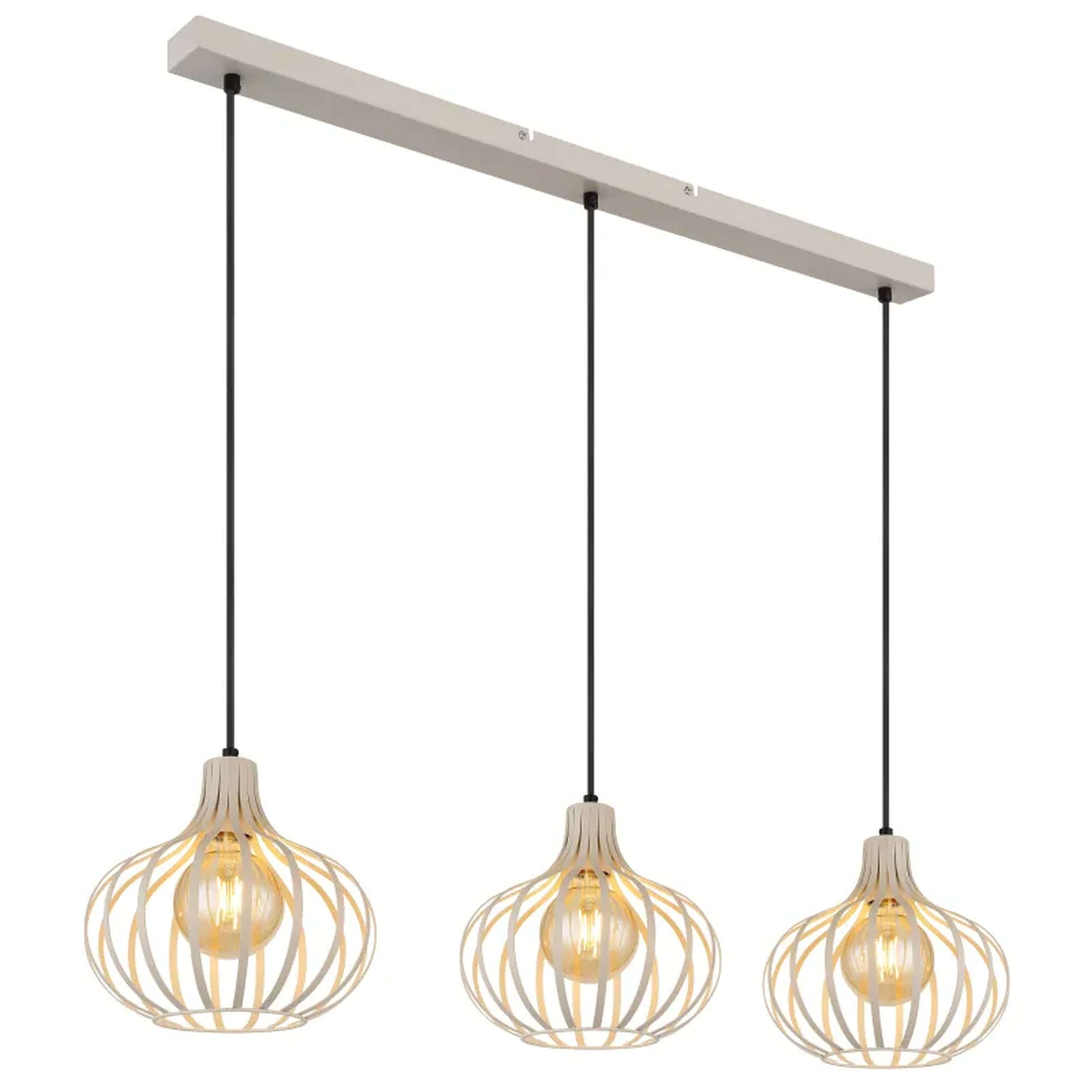 Globo Lighting Mateo lampă suspendată 3x60 W cremos 33370319