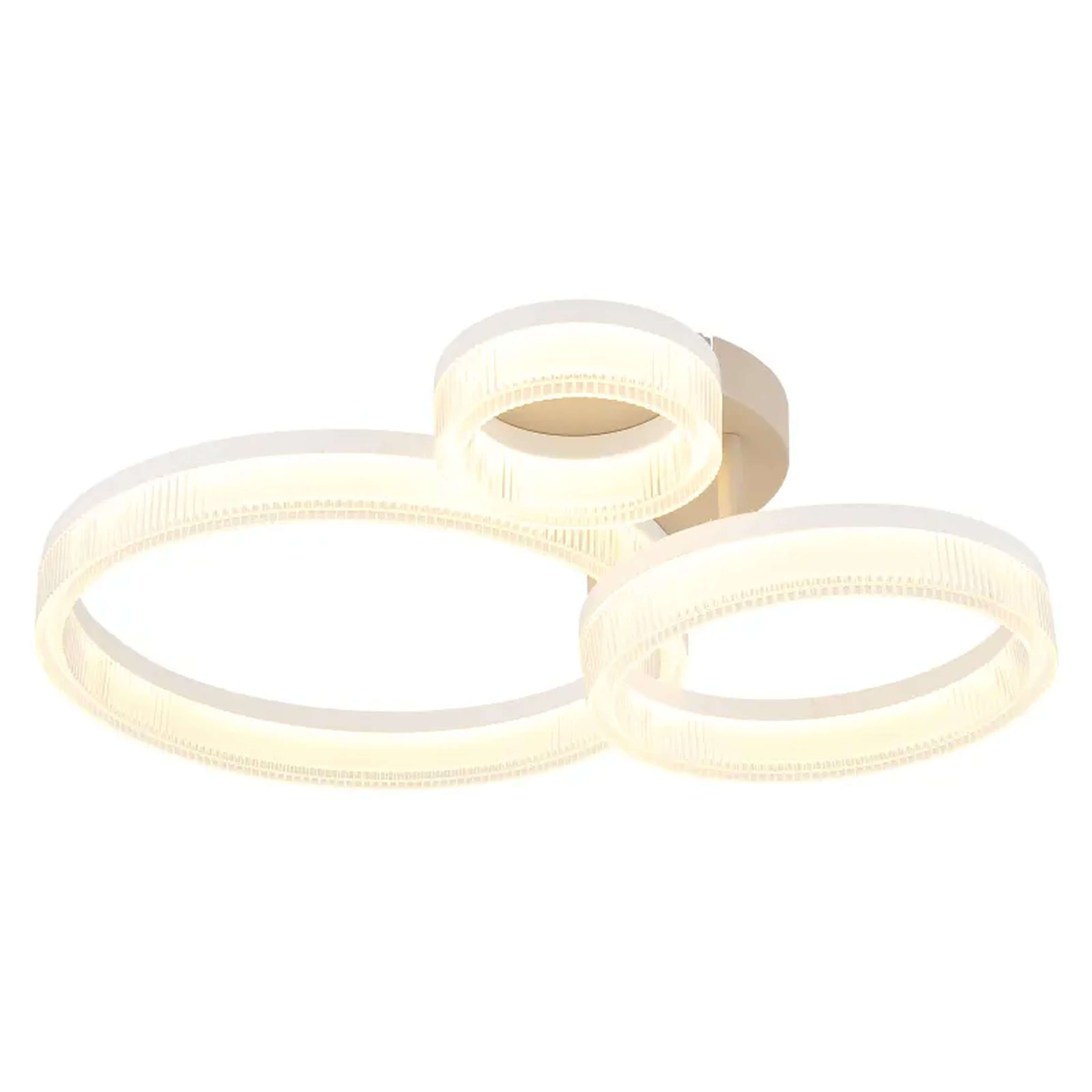 Globo Lighting Zara lampă de tavan 3x24 W alb-nisip 48046D4