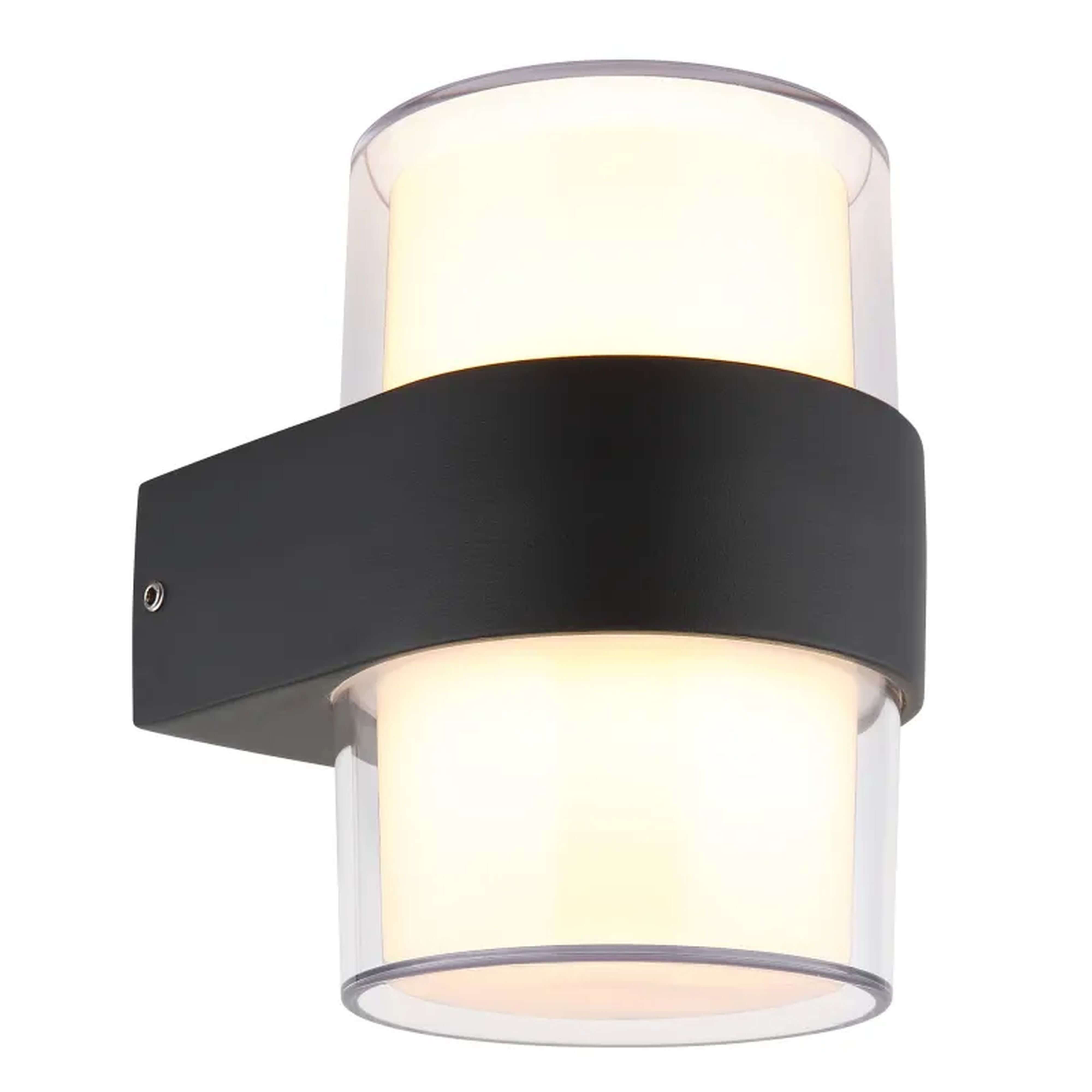 Globo Lighting Ignacio aplica exterior 1x10 W transparent-antracit 34317