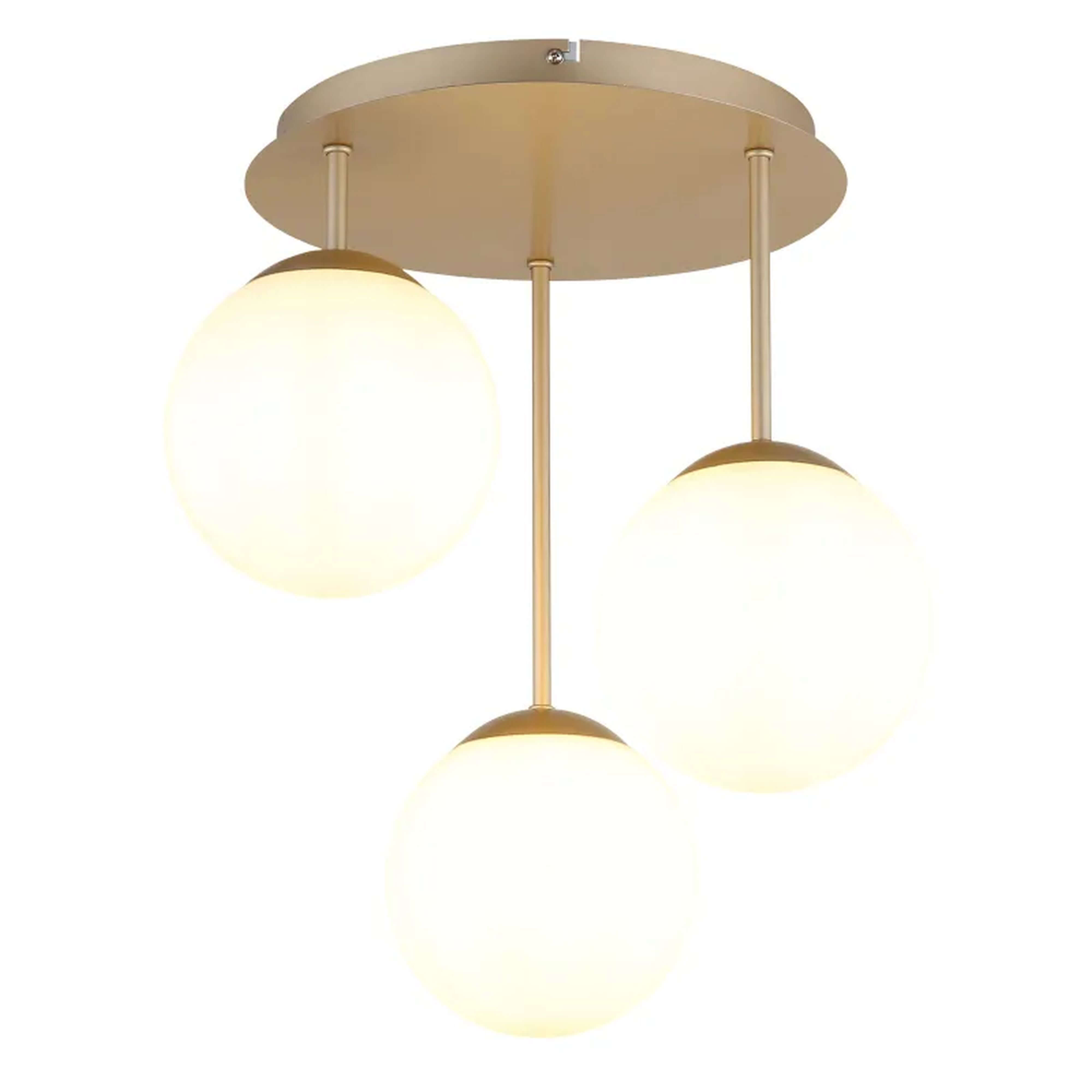 Globo Lighting Harmon lampă de tavan 3x25 W alb-maro 47441-3CH