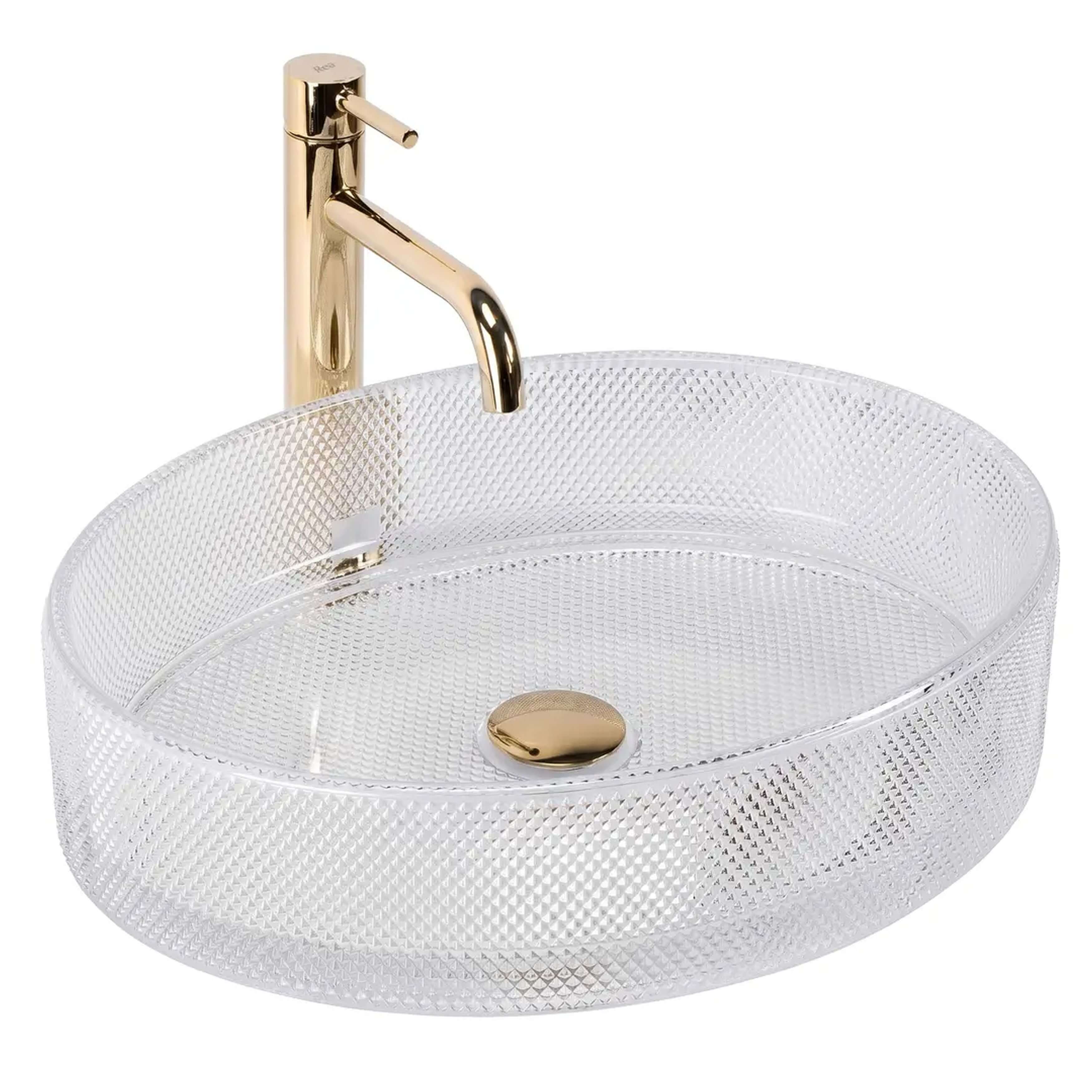 Rea Mirella lavoar 49.5x38 cm ovale de blat luciu REA-U3525