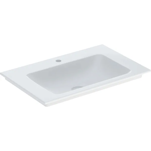 Geberit One lavoar 74x48 cm dreptunghiular mobilier alb luciu 505.010.01.2