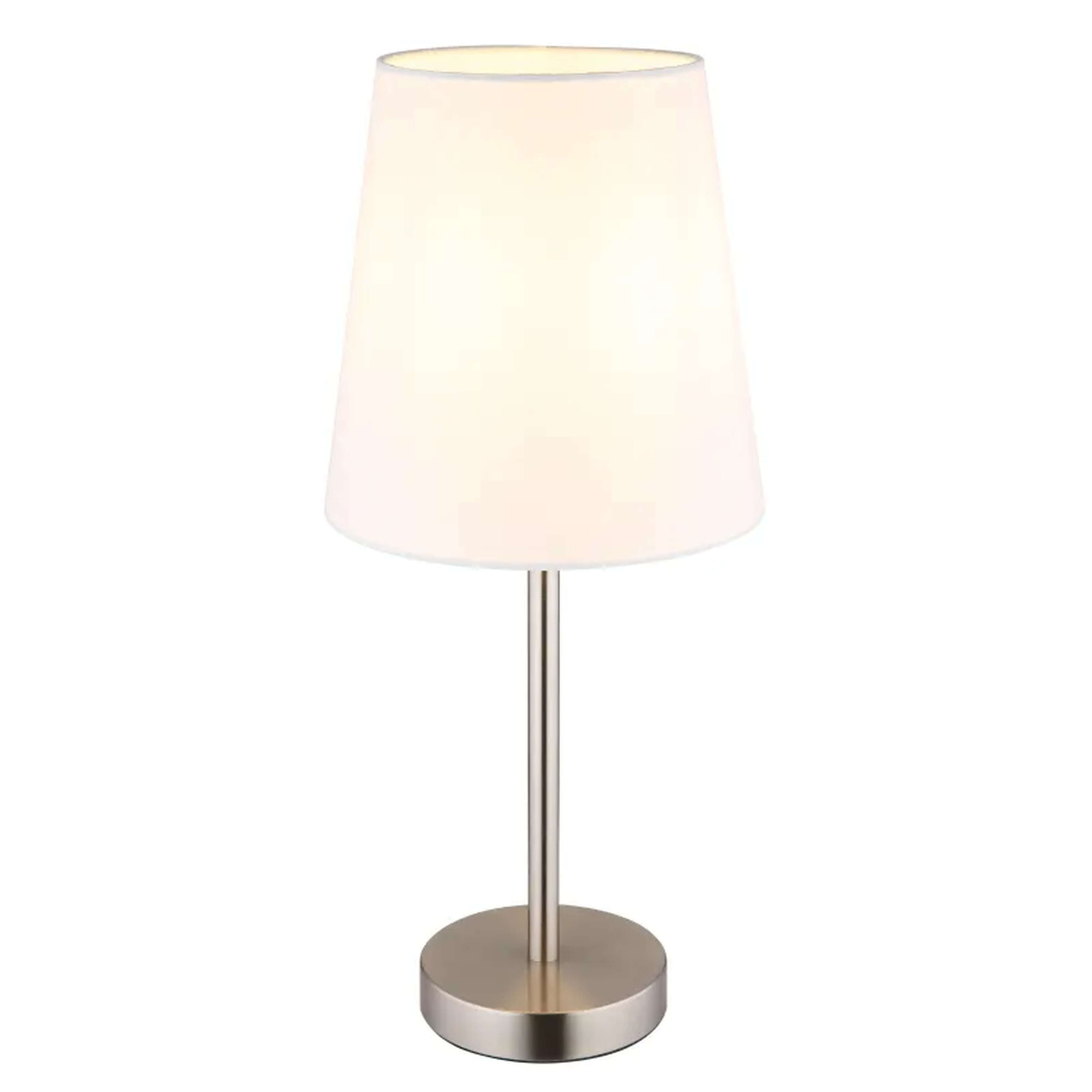 Globo Lighting Joris veioză 1x25 W alb-nichel 48580R