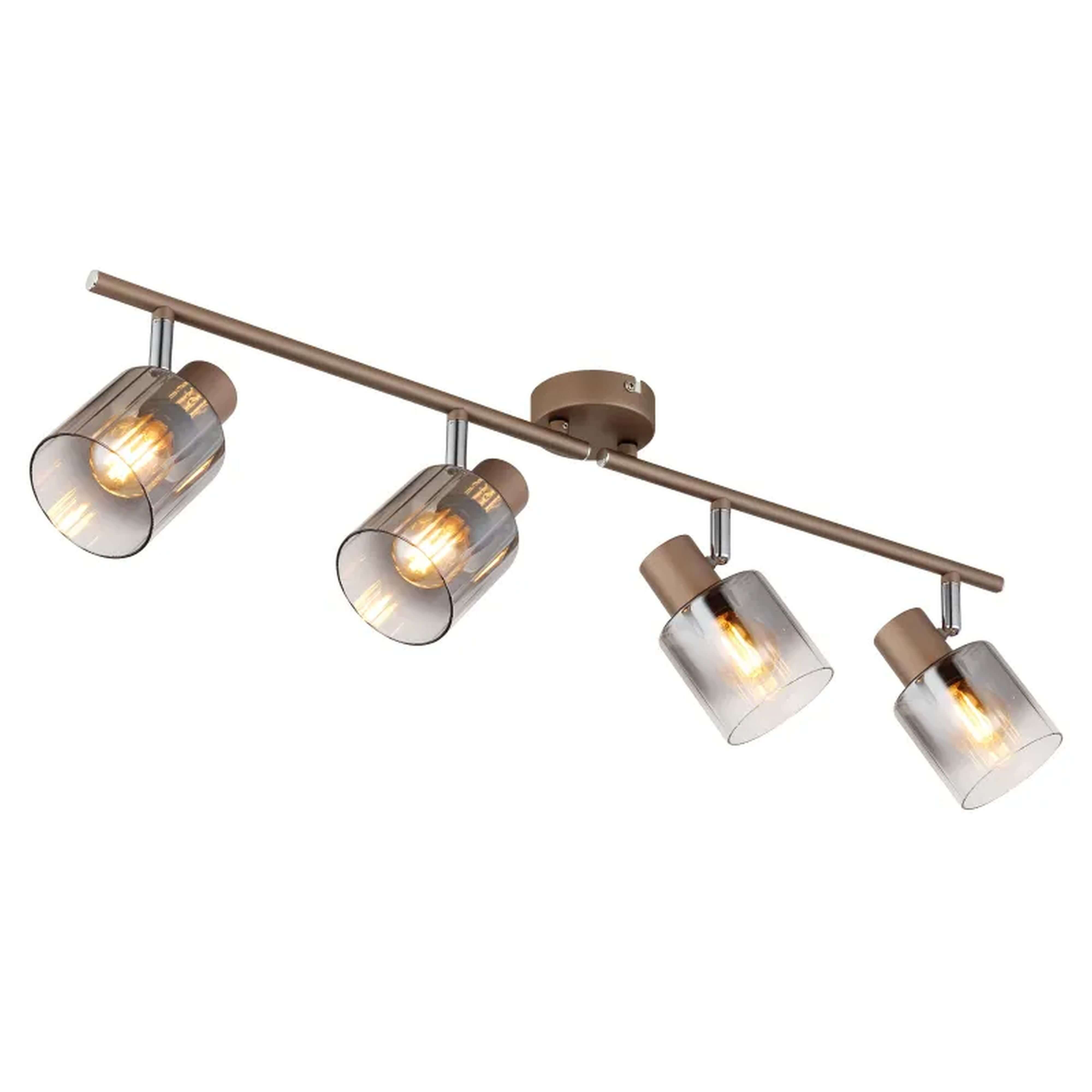 Globo Lighting Walton lampă de tavan 4x40 W fumuriu 54318-4